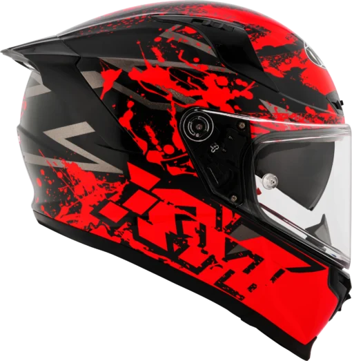 KYT Striker 2V Neutron Red Helmet - Image 2