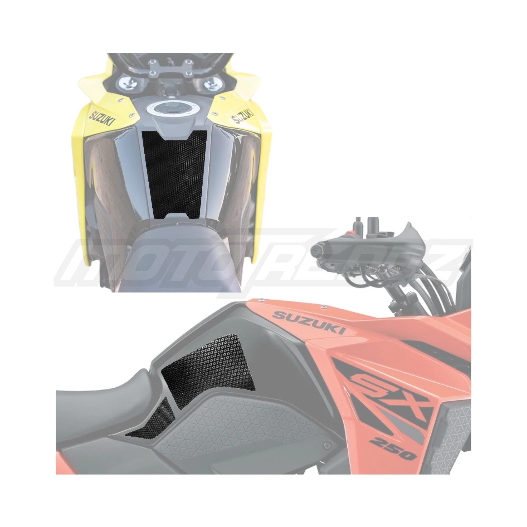Mototrendz Traction Pads Sides for Suzuki VStrom 250SX - Image 2