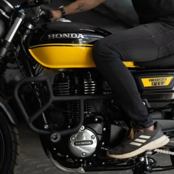 Hyperrider Honda H'ness CB350 Crash Guard with Slider Type-3