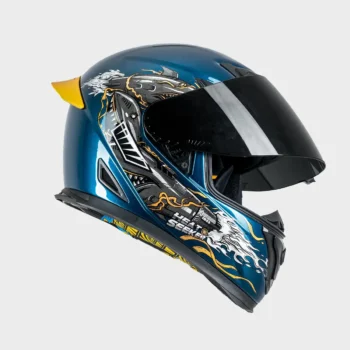 Alternative view of Tiivra Stingray Helmet Tsunami Blue