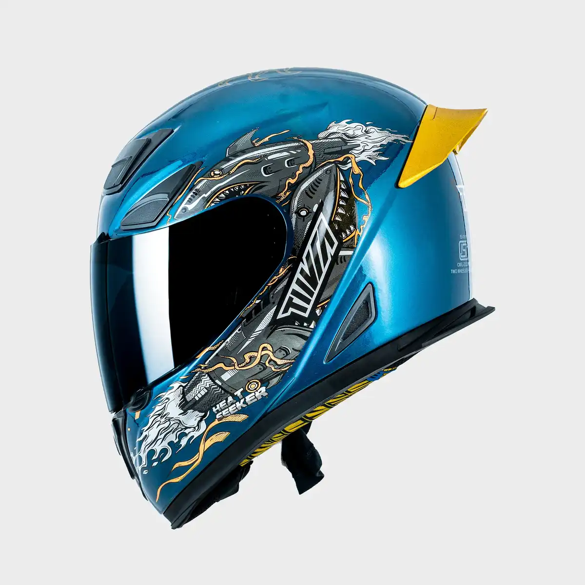 Tiivra Stingray Helmet Tsunami Blue - Image 3