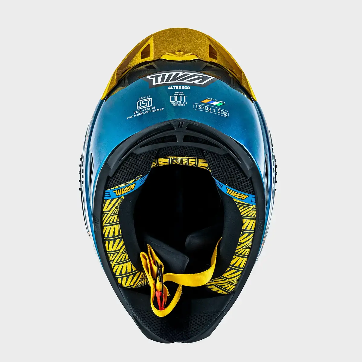 Tiivra Stingray Helmet Tsunami Blue - Image 5