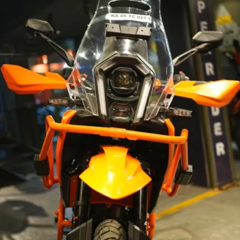 Alternative view of Hyperrider Crash Guard Orange for KTM 250/390 X-ADV
