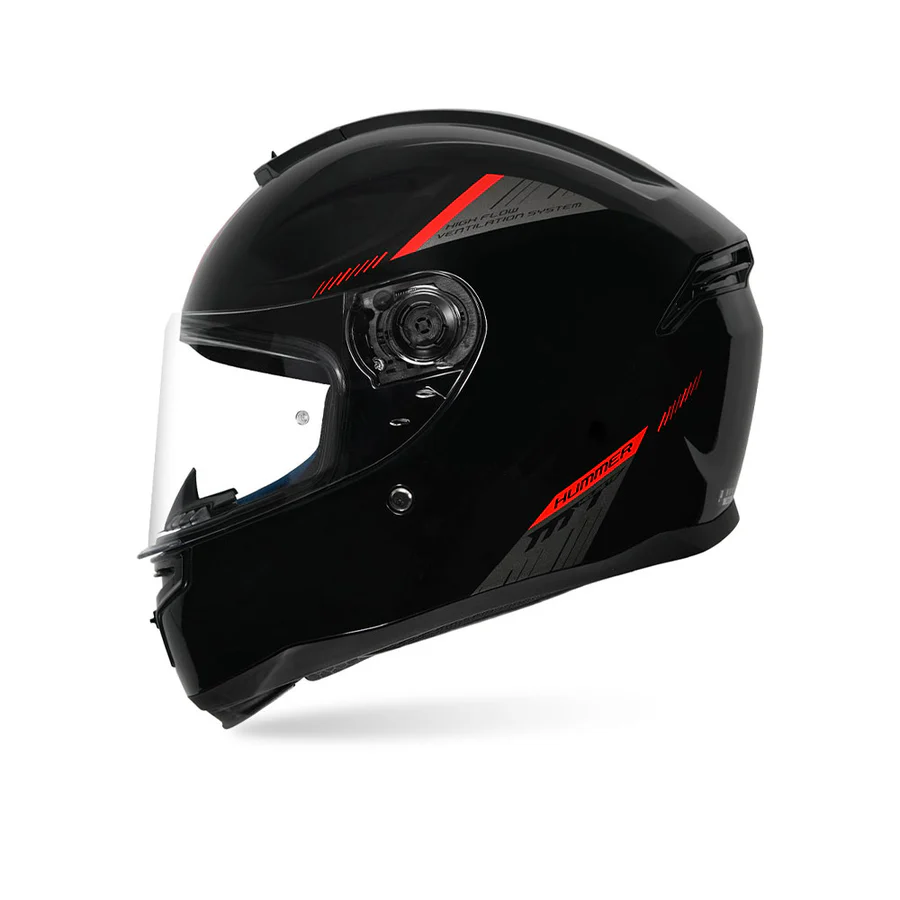 MT Hummer Solid A1 Gloss Black Helmet