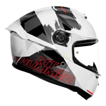 Alternative view of MT Hummer Monti A5 Gloss White Helmet