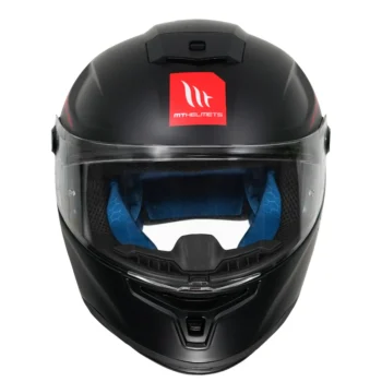 Alternative view of MT Hummer Solid A1 Matt Black Helmet