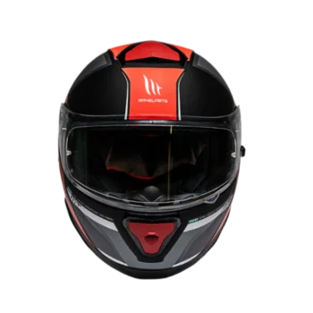 MT Thunder 3 SV Spoiler Nova B5 Matt Black Grey Red Helmet