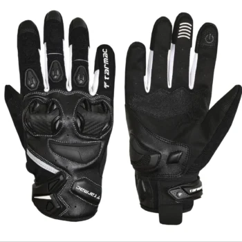 Tarmac Fuse Black White Gloves