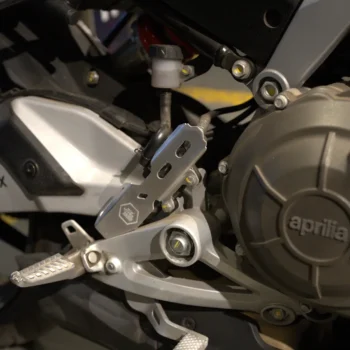 Alternative view of Hyperrider Rear Fluid Reservoir Covers for Aprilia RS 457