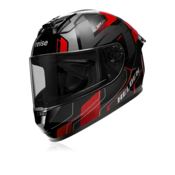 Alternative view of Helden Speed D1 Red Black Gloss Helmet