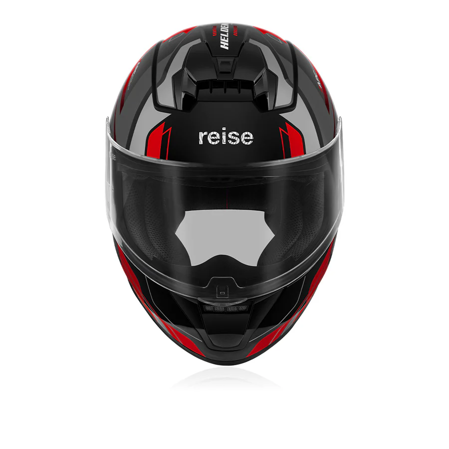 Helden Speed D1 Red Black Gloss Helmet - Image 3