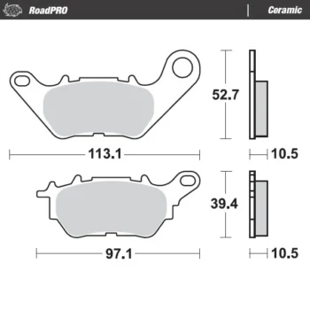Moto-Master RoadPRO Sinter Brake Pads(412604)