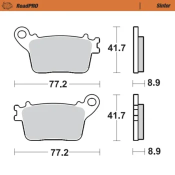 Moto-Master RoadPRO Sinter Brake Pads(406702)