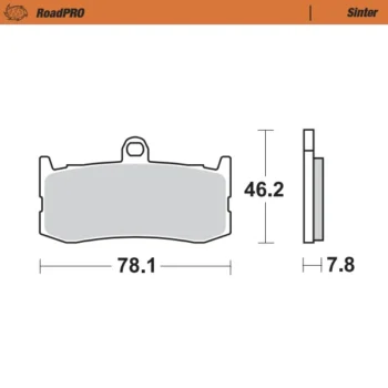 Moto-Master RoadPRO Sinter Brake Pads(407301)