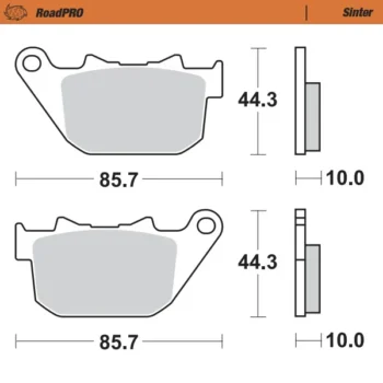 Moto-Master RoadPRO Sinter Brake Pads (411802)