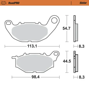 Moto-Master RoadPRO Sinter Brake Pads(412501)