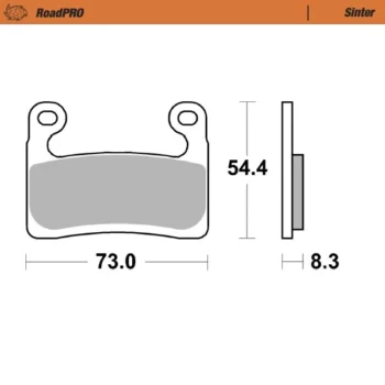 Moto-Master RoadPRO Sinter Brake Pads(413501)