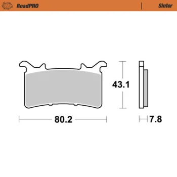 Moto-Master RoadPRO Sinter Brake Pads(414301)