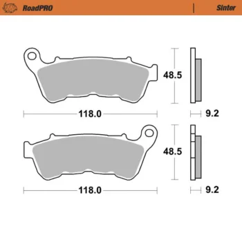 Moto-Master RoadPRO Sinter Brake Pads(414801)