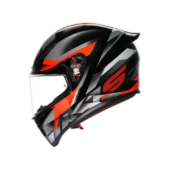AGV K1 S HELMET - FASTLAP BLACK/GREY/RED (ISI & ECE2206)