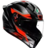 AGV K1 S Fastlap Gloss Black Grey Red Helmet - Image 2