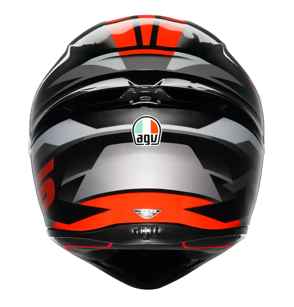 AGV K1 S Fastlap Gloss Black Grey Red Helmet - Image 5