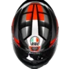 AGV K1 S Fastlap Gloss Black Grey Red Helmet - Image 7