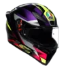AGV K1 S HELMET - FASTLAP BLACK/PURPLE/PINK (ISI & ECE2206) - Image 1