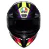AGV K1 S HELMET - FASTLAP BLACK/PURPLE/PINK (ISI & ECE2206) - Image 4