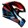 AGV K1 S Fastlap Gloss Black Red Blue Helmet - Image 4