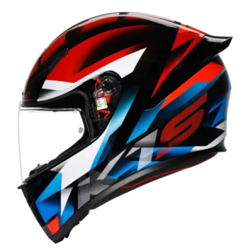 AGV K1 S Fastlap Gloss Black Red Blue Helmet - Image 1