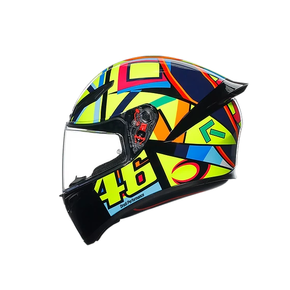 AGV K1 S Soleluna 2017 Gloss Black Yellow Full Face Helmet