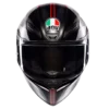 AGV K1 S Lap Matt Black Grey Red Helmet - Image 4