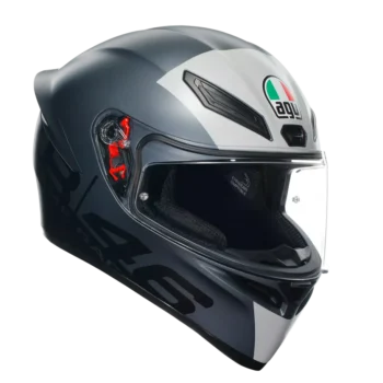 AGV K1 S Limit 46 Matt Black Grey Helmet - Image 2