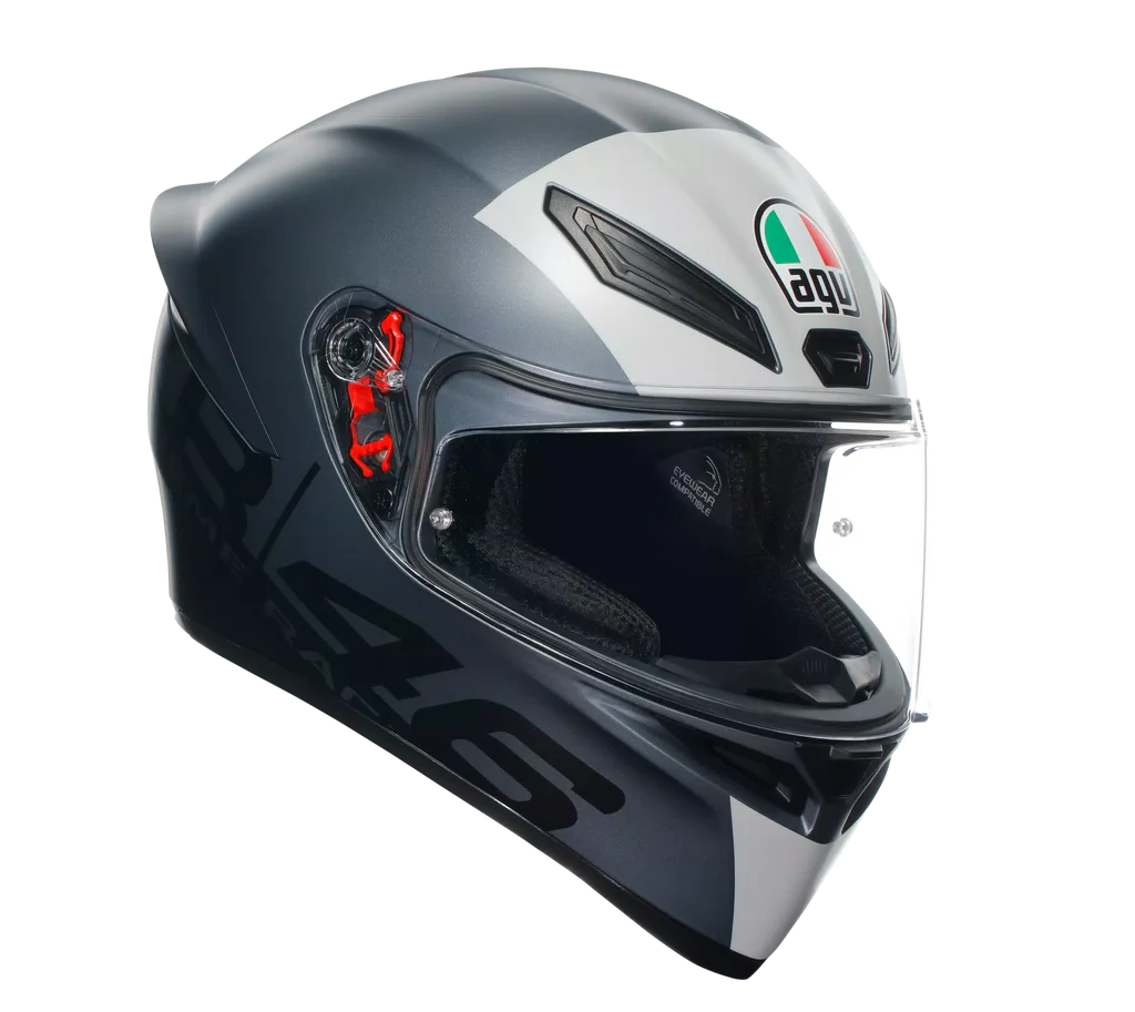 AGV K1 S Limit 46 Matt Black Grey Helmet - Image 2