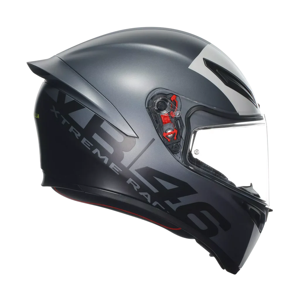 AGV K1 S Limit 46 Matt Black Grey Helmet - Image 5