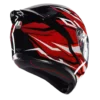 AGV K1 S Lion Gloss Black Red White Helmet - Image 3