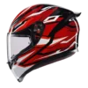 AGV K1 S Lion Gloss Black Red White Helmet - Image 1