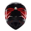AGV K1 S Lion Gloss Black Red White Helmet - Image 5