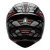AGV K1 S Lyzard Matt Black Grey Red Helmet - Image 7
