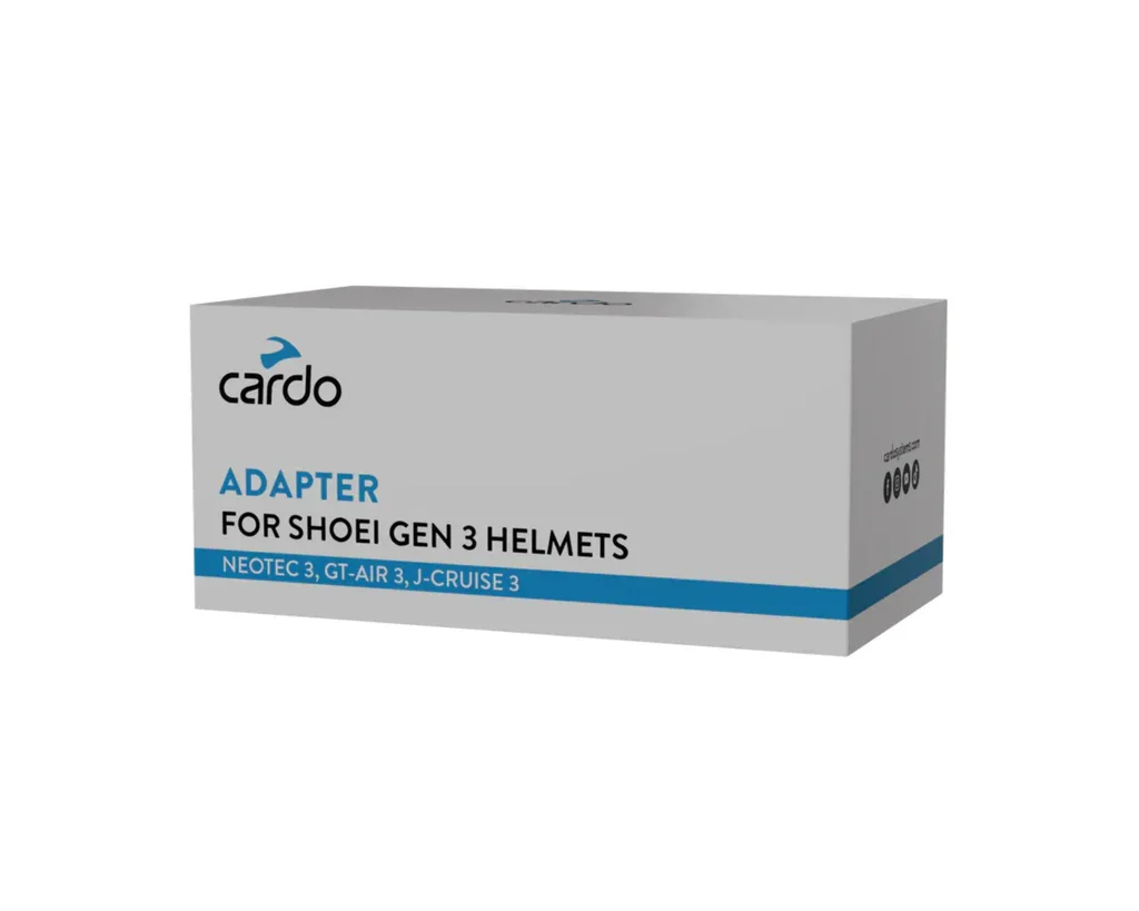 CARDO ADAPTER FOR SHOEI HELMETS GEN 3(ADPA010004) - Image 1