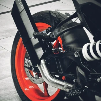 Barrel Exhaust Rogue 2.0 for KTM Gen 3 250 & 390 Black  with Decat Pipe