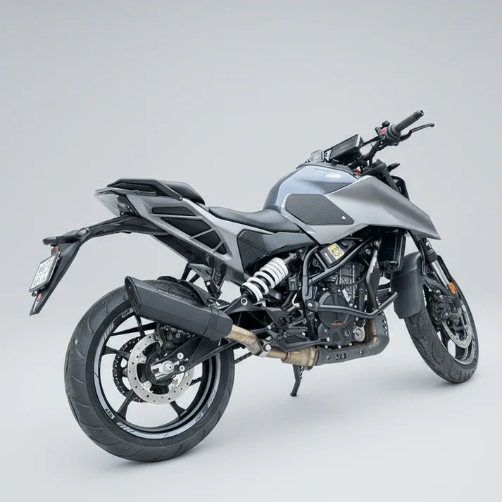 Barrel Exhaust Rogue 2.0 for KTM Gen 3 250 & 390 Black with Decat Pipe - Image 2