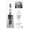BRISK Silver Racing Spark Plug (BR10YS) - Image 1