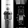 BRISK Silver Racing Spark Plug (BR14YS) - Image 3