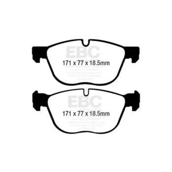 Alternative view of EBC Yellowstuff Brake Pads Front for BMW X5 (F15) & BMW X6 (F16) - (DP41938R)