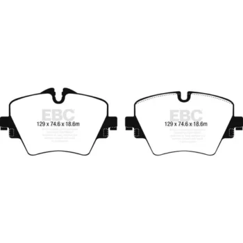 Alternative view of EBC Yellowstuff Brake Pads Front for BMW 3 Series (G20), 2 Series (F44) & X3 (G01) - (DP42245R)