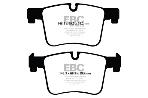 Alternative view of EBC Ultimax Brake Pads Front for BMW 3 SERIES F30/GT (2011 onwards) & X3(F25) - (DPX2105)
