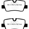 EBC Ultimax2™ Brake Pads DPX2414 - Image 2