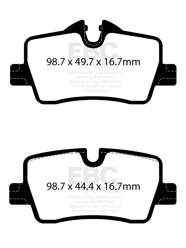 EBC Ultimax2™ Brake Pads DPX2414 - Image 2